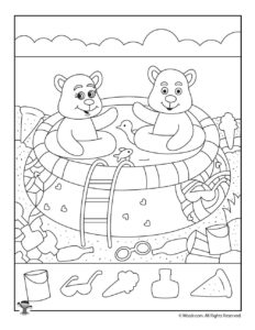 Easy Summer Hidden Pictures Activity Page Woo Jr Kids Activities