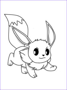 Eevee Coloring Pages Free Printable Eevee Coloring Pages Pokemon