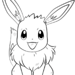 Eevee Pokemon Coloring Page Printable