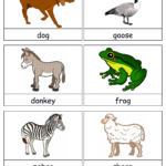 Farm Animals Flashcards For Preschool Idalias Salon