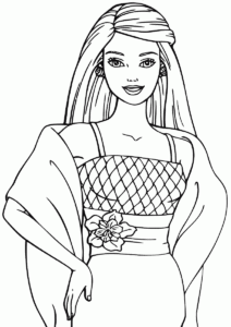 Fashion Girl Coloring Pages Coloring Pages To Download And Print