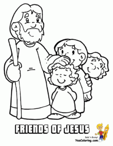 Fight Of Faith Bible Coloring Jesus Free Coloring Bible Story