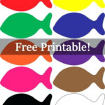 Fish Template To Color Printable Colorful Pictures Print In Ideas For