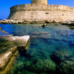 Fort St Nicholas 15th Century Mandraki Harbor Rhodes Town Rhodes