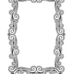 Frame 5 Free Printable Coloring Pages Picture Frame Template