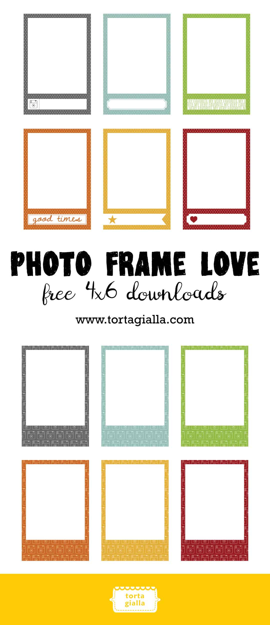 Printable Picture Frames 4×6