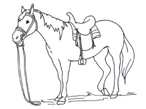 Free And Printable Horse Color Pictures Activity Shelter