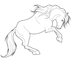 Free And Printable Horse Color Pictures Activity Shelter
