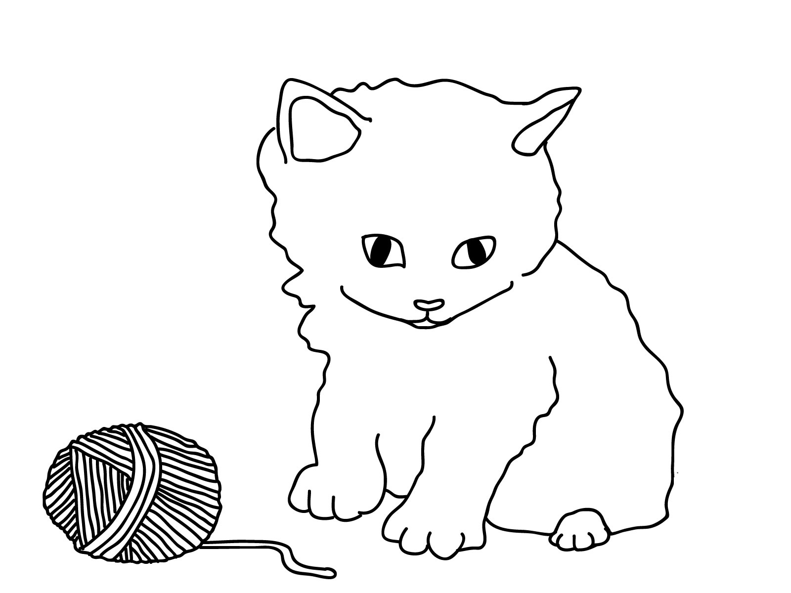 Free Cat Coloring Pages