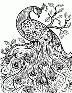 Free Coloring Pages For Adults Printable Easy To Color Animals