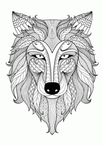 Free Coloring Pages For Adults Printable Easy To Color Animals