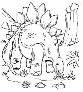 Free Colouring Pages Dinosaurs Dinosaur Printable Coloring Pages