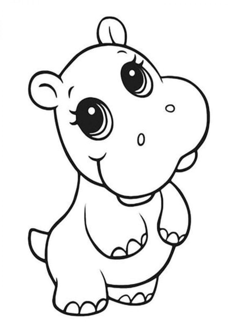 Free Easy To Print Baby Animal Coloring Pages Cute Coloring Pages 