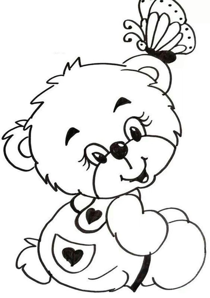 Free Easy To Print Bear Coloring Pages
