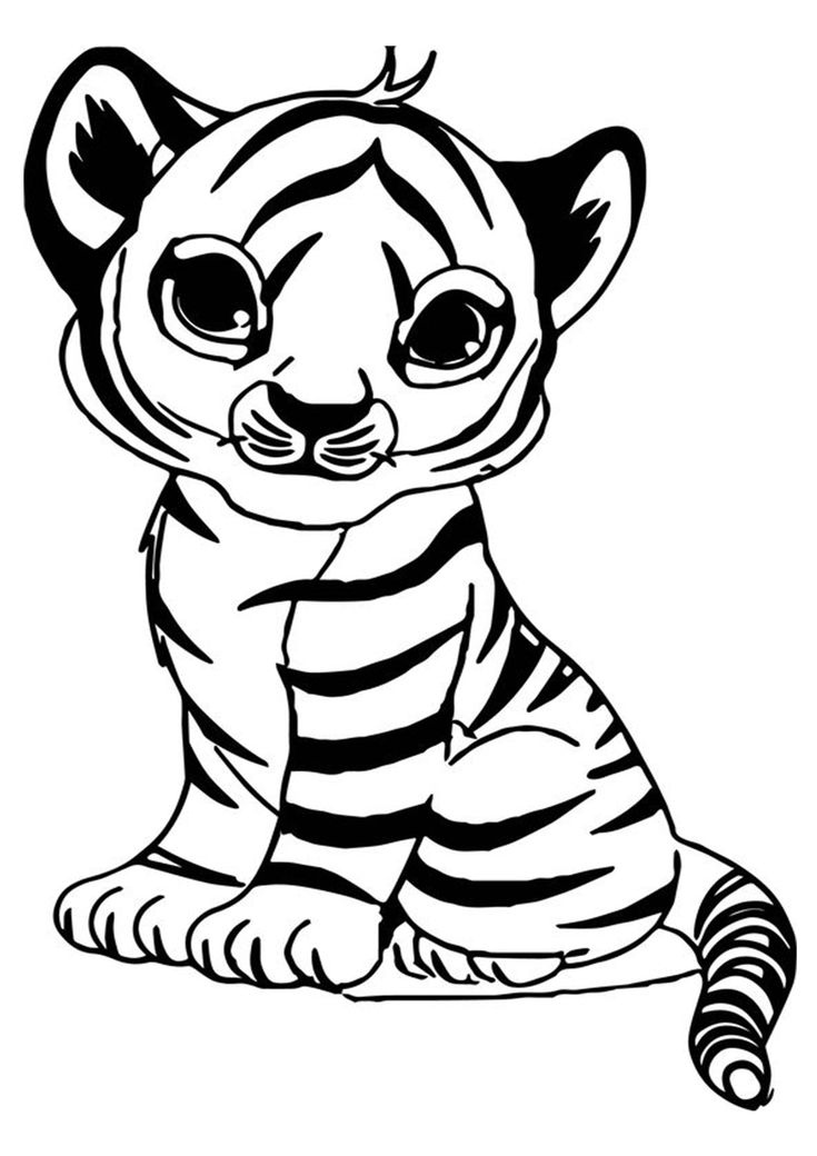 Free Easy To Print Tiger Coloring Pages Zoo Coloring Pages Animal 