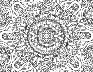 Free Printable Abstract Coloring Pages For Adults