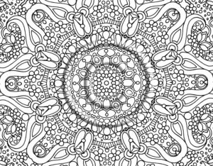 Free Printable Abstract Coloring Pages For Adults