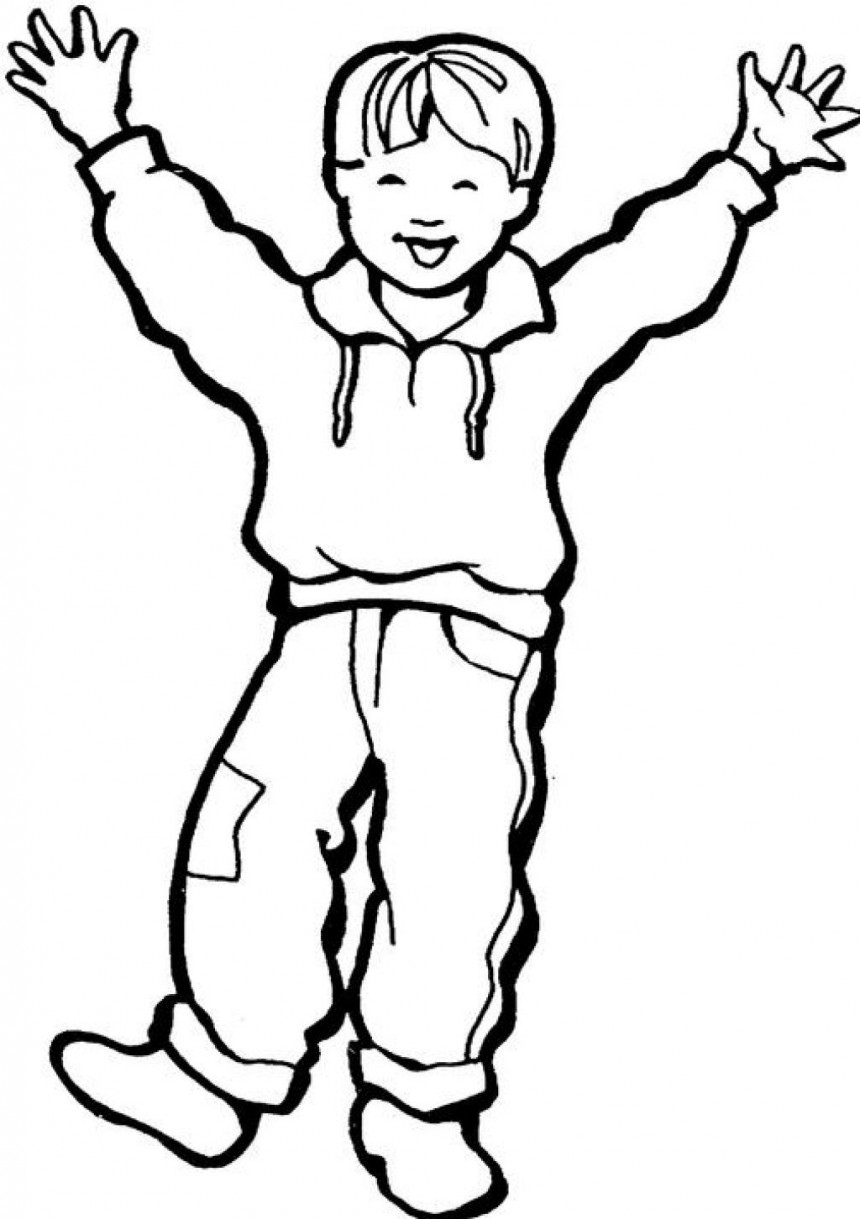 Free Printable Boy Coloring Pages For Kids