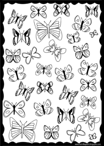 Free Printable Butterfly Coloring Page Ausdruckbare Ausmalseite