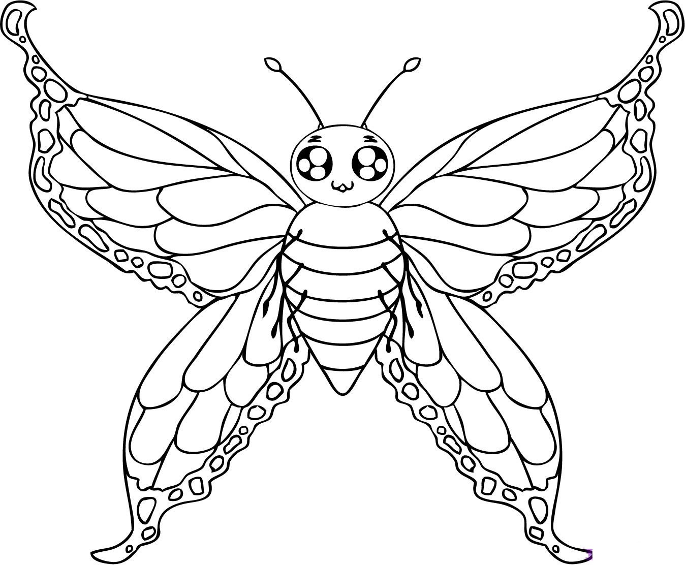 Printable Butterfly Pictures To Colour