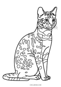Free Printable Cat Coloring Pages For Kids