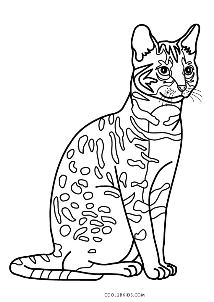 Free Printable Cat Coloring Pages For Kids | Printable Pictures