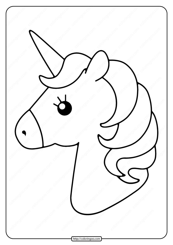 Free Printable Cute Unicorns Pdf Coloring Page Free Kids Coloring 