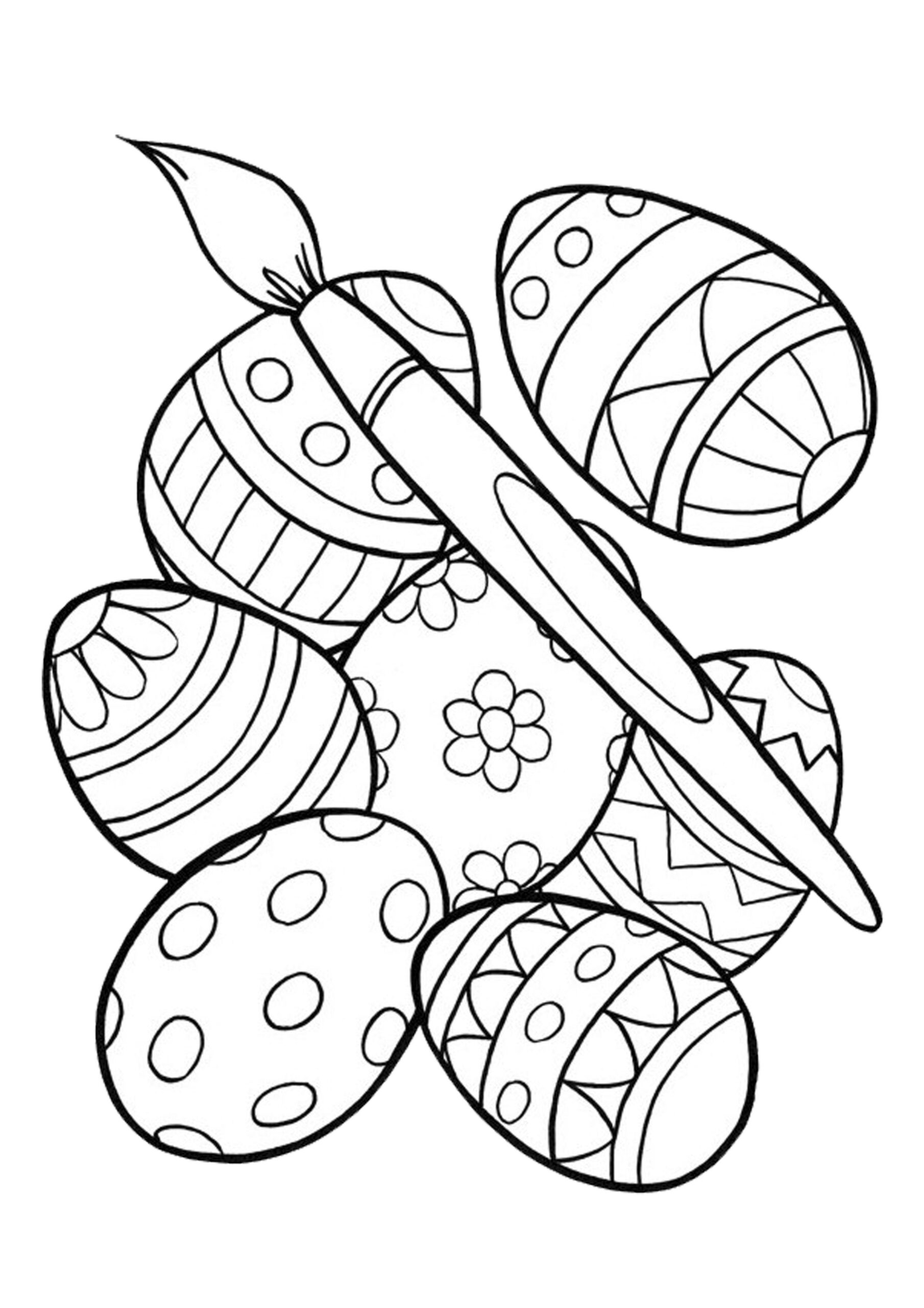 Printable Easter Pictures To Colour