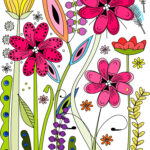 Free Printable Flower Coloring Page Ausdruckbare Ausmalseite