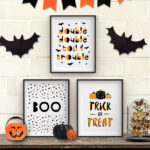 Free Printable Halloween Wall Art Modern Prints For Your Halloween Decor