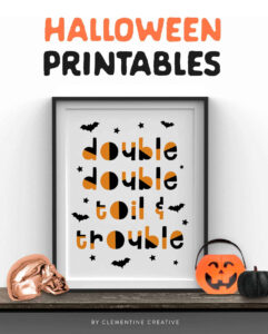 Free Printable Halloween Wall Art Modern Prints For Your Halloween Decor