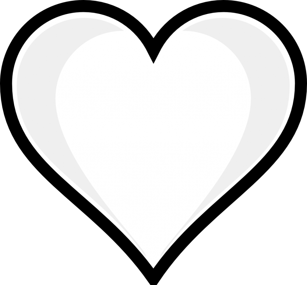 Printable Heart Picture To Color