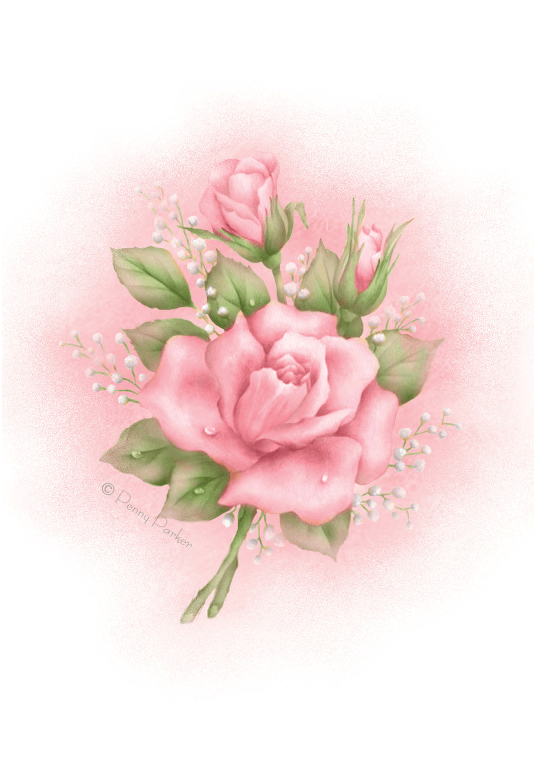 Printable Pictures Of Pink Roses