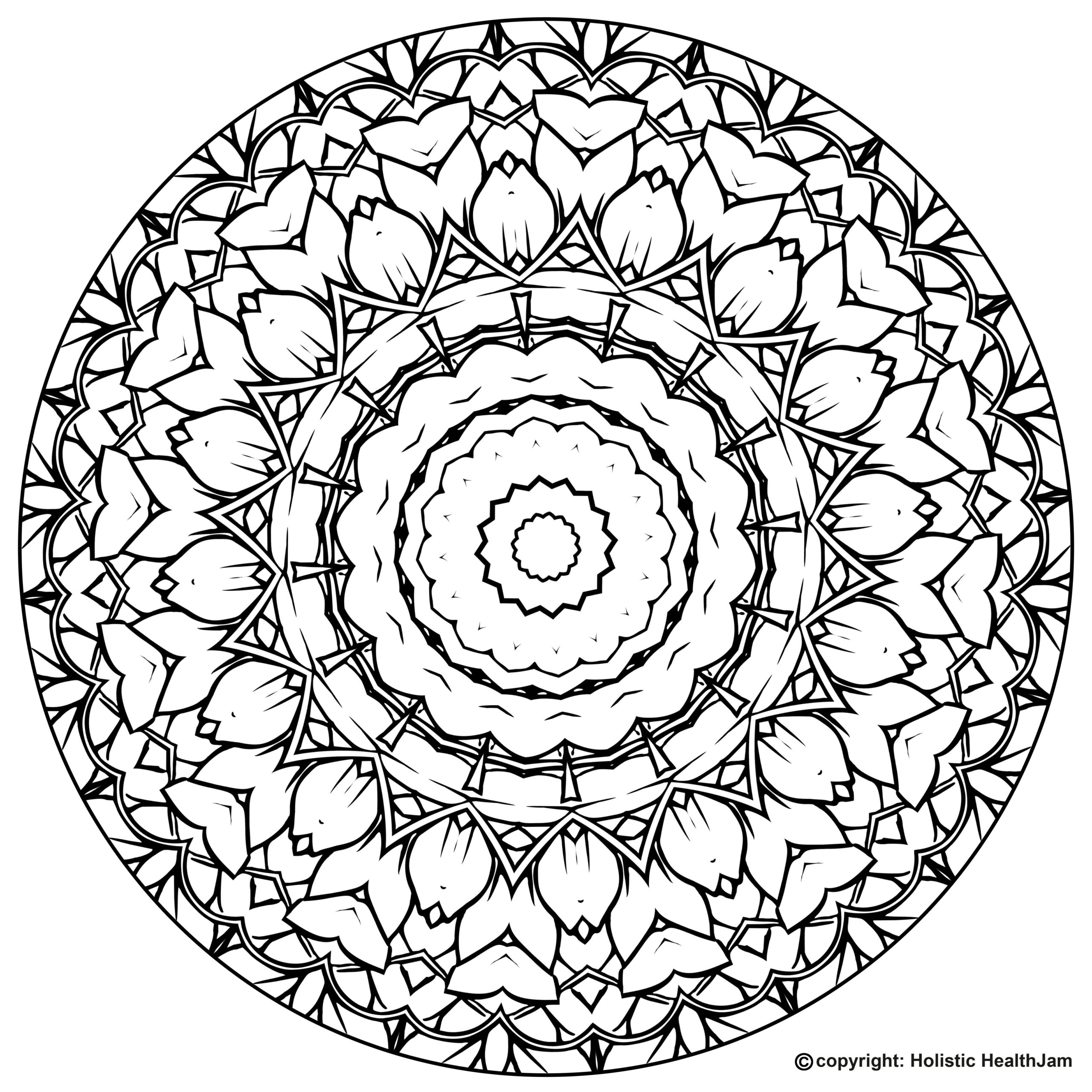 Free Pictures To Printable And Coloring Mandalas