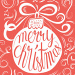 Free Printable Merry Christmas Ornament Prints The Cottage Market