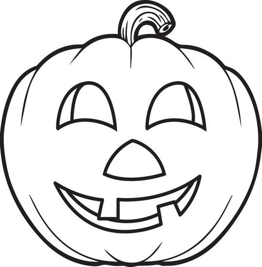 FREE Printable Pumpkin Coloring Page For Kids 5 Pumpkin Coloring 