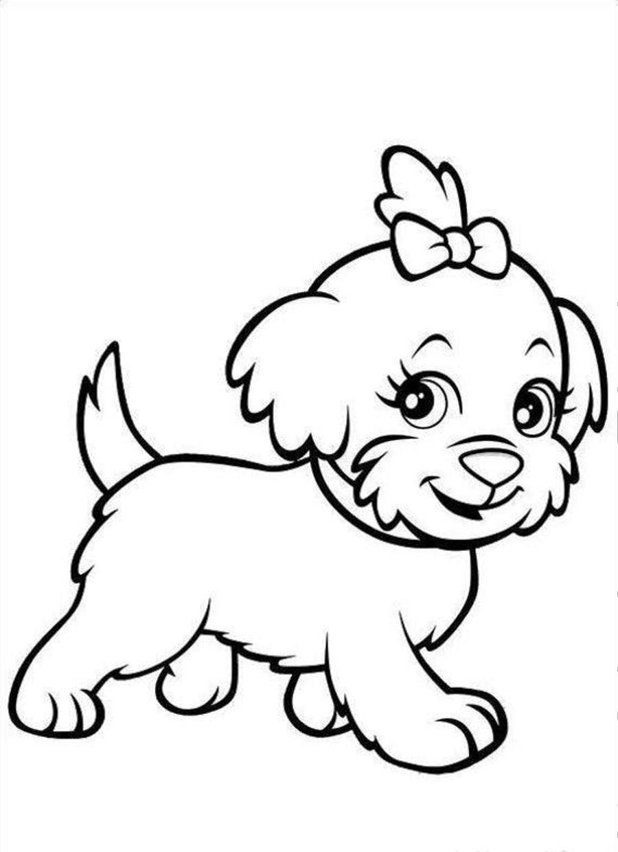 Free Printable Puppies Coloring Pages For Kids