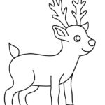 Free Printable Reindeer Coloring Pages For Kids