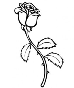 Free Printable Roses Coloring Pages For Kids