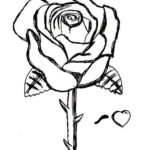 Free Printable Roses Coloring Pages For Kids