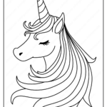 Free Printable Sleeping Unicorn Coloring Pages For Kids Of All Ages