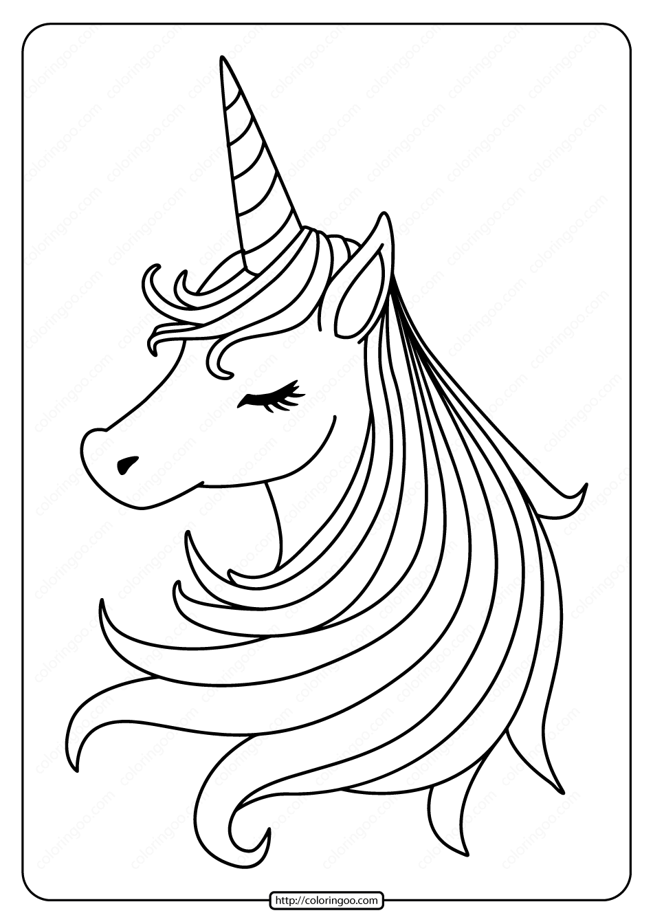 Free Printable Sleeping Unicorn Coloring Pages For Kids Of All Ages 