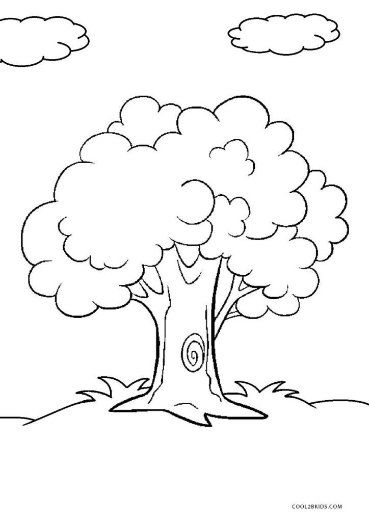 Free Printable Tree Coloring Pages For Kids Cool2bKids Tree 