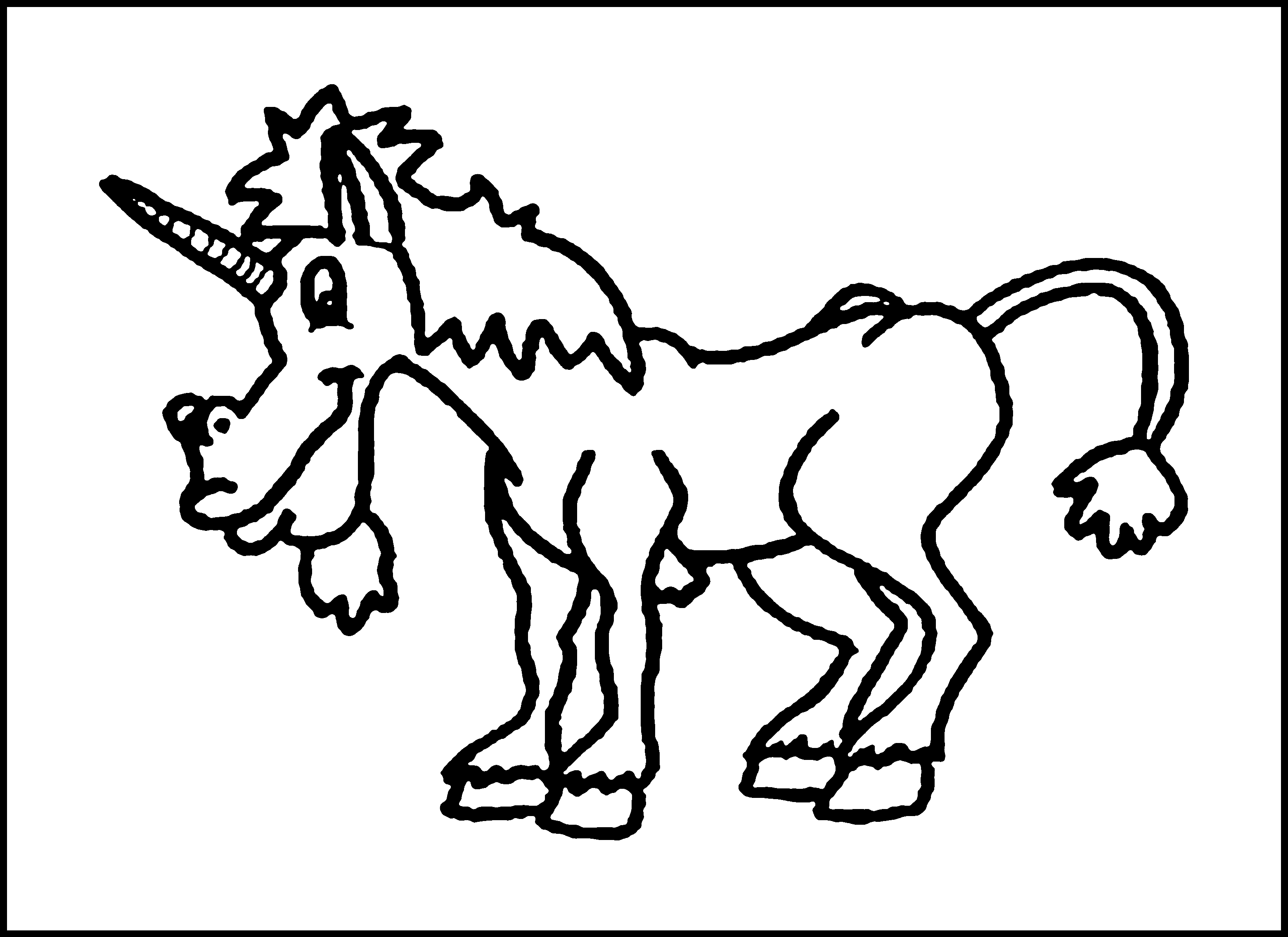 Free Printable Unicorn Coloring Pages For Kids