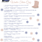 Free Printable Winter Trivia Quiz With Answers