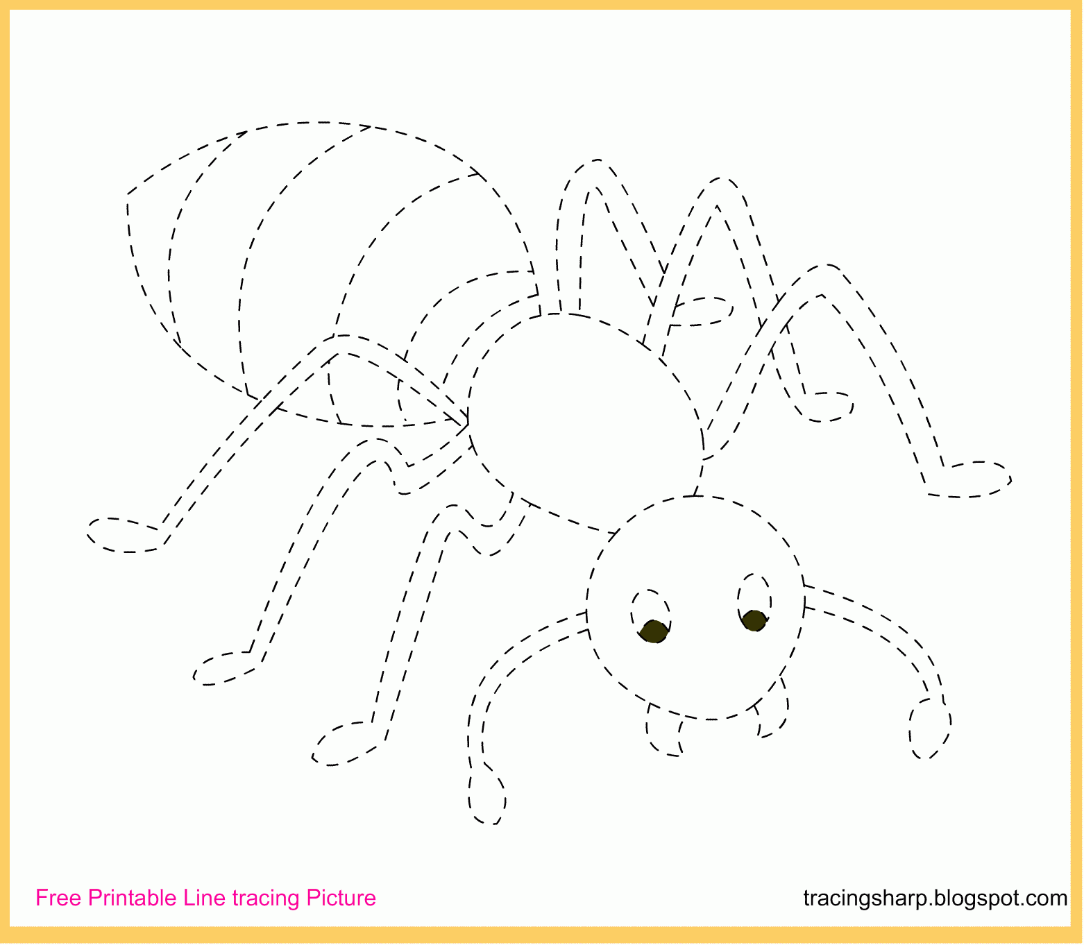 Free Tracing Line Printable Ant Tracing Picture
