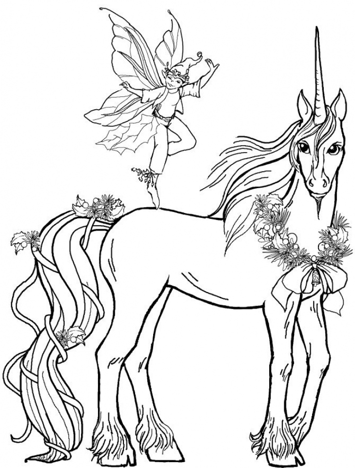 Get This Free Printable Unicorn Coloring Pages For Adults KA091