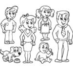 Get This Kids Printable Family Coloring Pages X4lk2