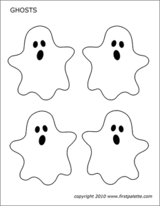 Ghosts Free Printable Templates Coloring Pages FirstPalette