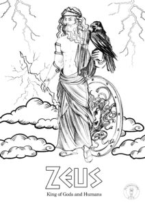 Greek Gods Coloring Pages Be Different Baby Greek Gods Coloring